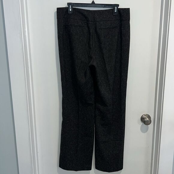 Dana Buchaman Women’s 12 Charcoal Gray Tweed professional work slacks pants - Picture 7 of 12